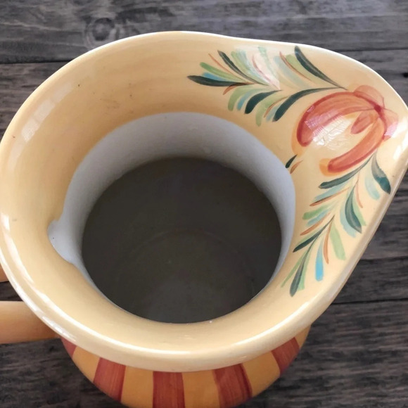 Southern Living Gail Pittman Siena Pitcher Retired - Picture 2 of 3